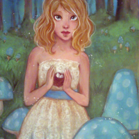 From the Archives! Protecting: a painting from the Enchanted Forest