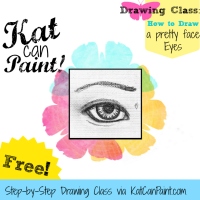 Free Painting Tutorial! How to Draw a Pretty Face: Week One - Eyes